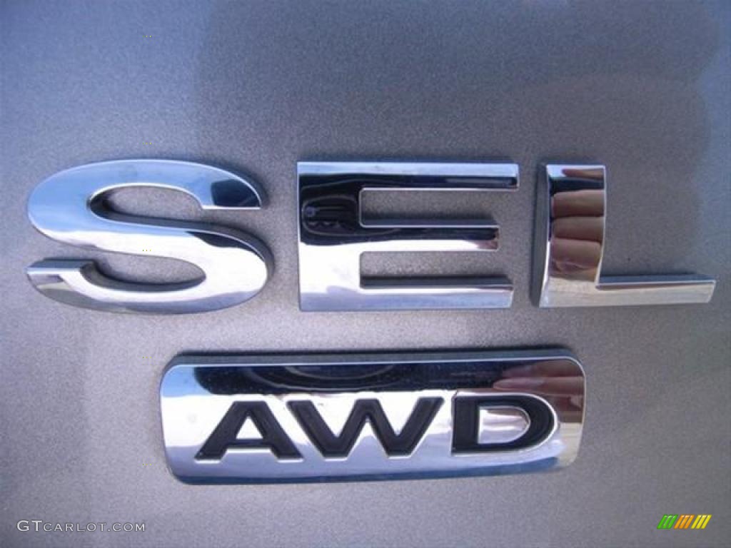 2008 Edge SEL AWD - Vapor Silver Metallic / Camel photo #24