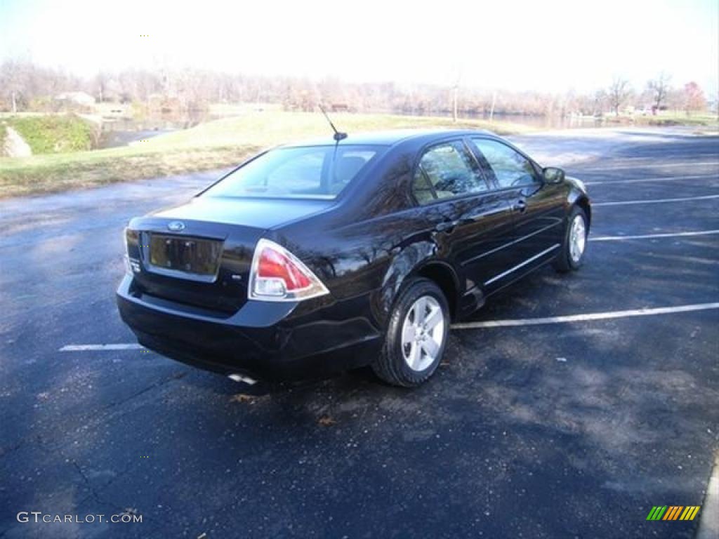 2008 Fusion SE - Black Ebony / Camel photo #3