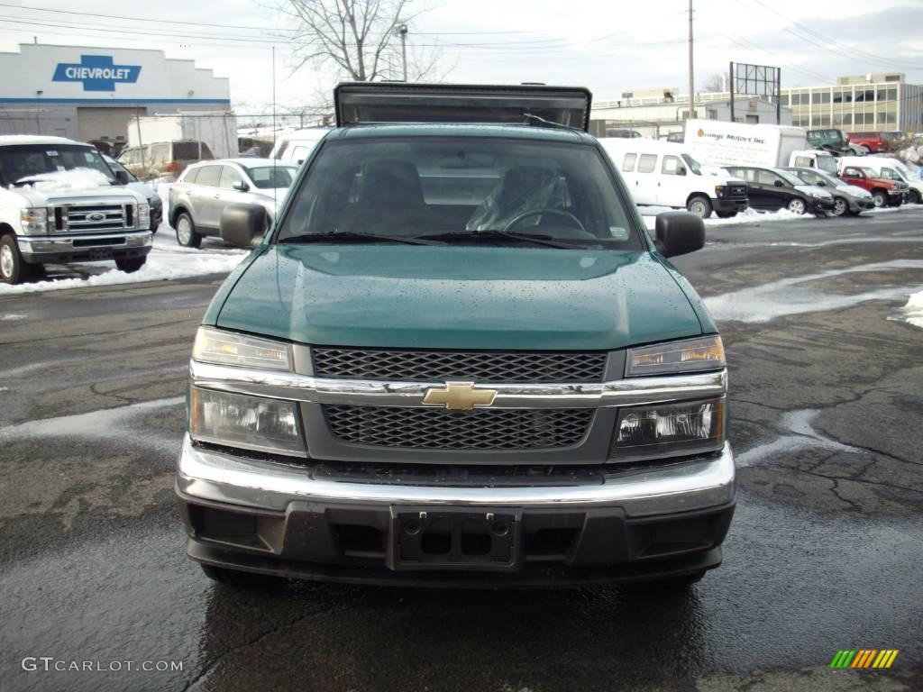 2007 Colorado Work Truck Extended Cab - Woodland Green / Very Dark Pewter photo #7