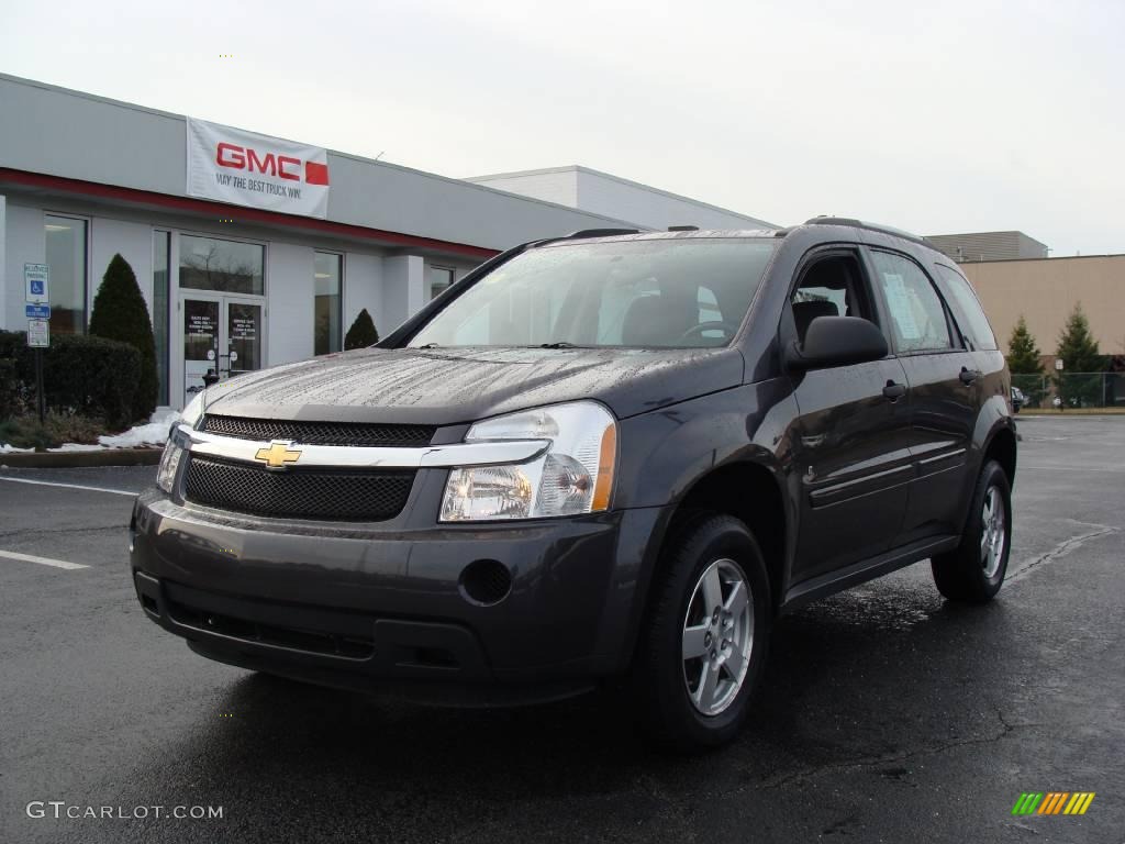 2007 Equinox LS AWD - Granite Gray Metallic / Light Gray photo #1