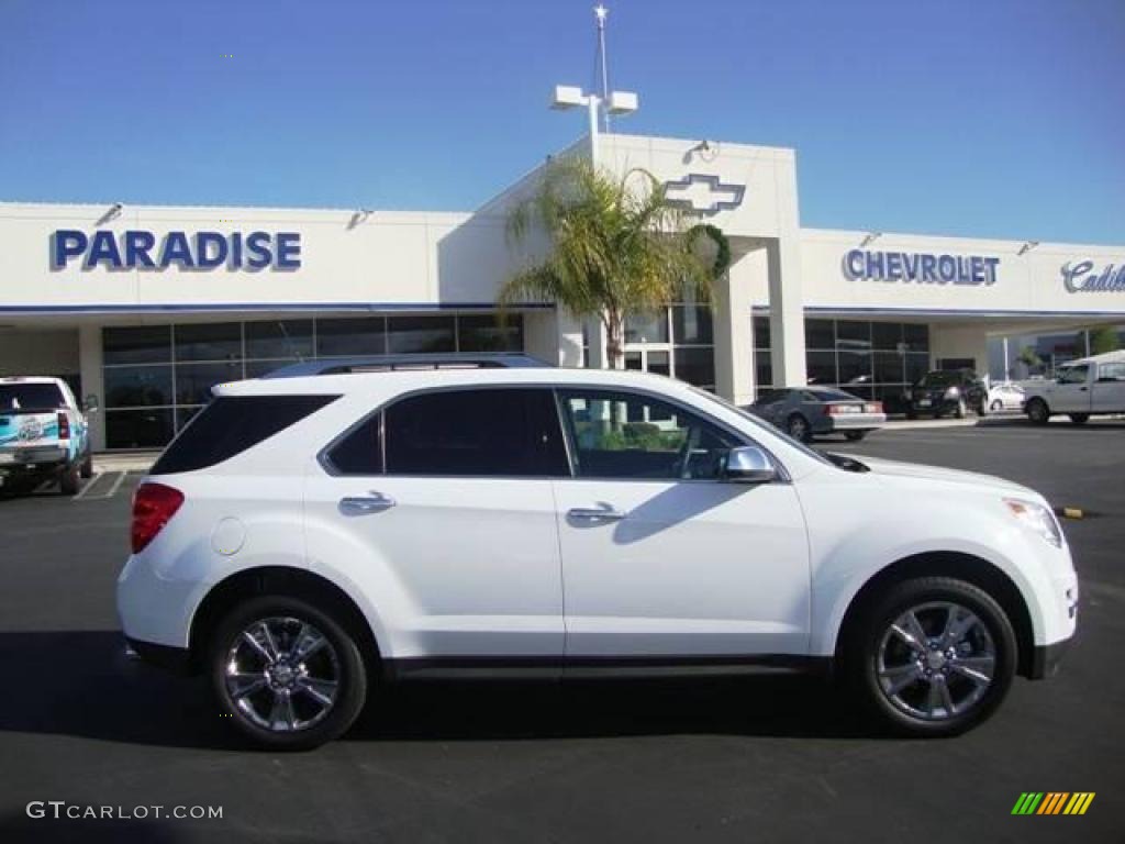 2010 Equinox LTZ - Summit White / Jet Black/Light Titanium photo #1