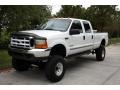 2000 Oxford White Ford F350 Super Duty XLT Crew Cab 4x4  photo #1