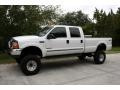 2000 Oxford White Ford F350 Super Duty XLT Crew Cab 4x4  photo #2