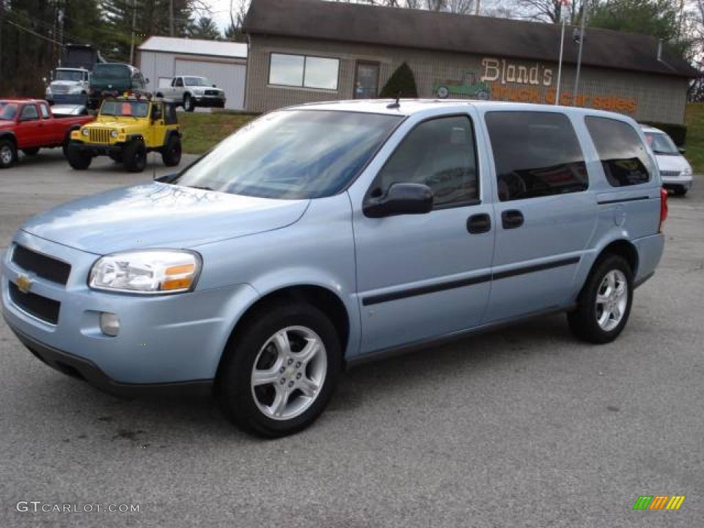 2007 Uplander LS - Polar Blue Metallic / Medium Gray photo #6