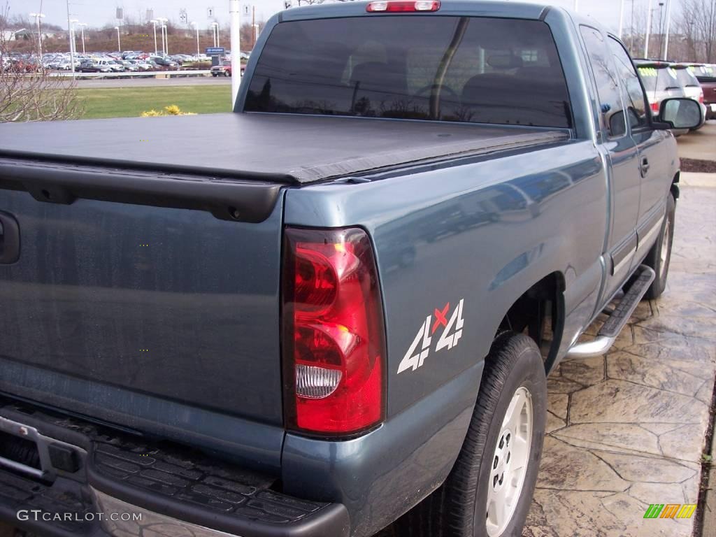 2007 Silverado 1500 Classic LT Extended Cab 4x4 - Blue Granite Metallic / Dark Charcoal photo #7