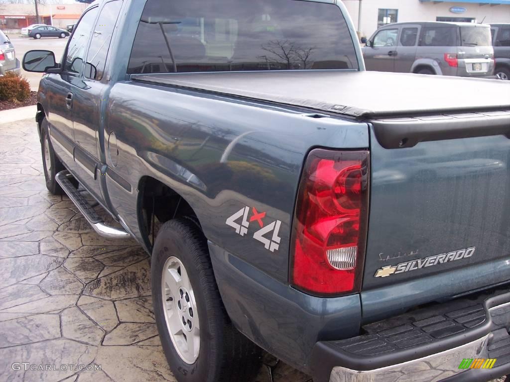 2007 Silverado 1500 Classic LT Extended Cab 4x4 - Blue Granite Metallic / Dark Charcoal photo #9