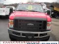 2010 Vermillion Red Ford F350 Super Duty XL Regular Cab 4x4 Chassis  photo #3