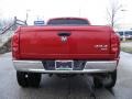 2007 Inferno Red Crystal Pearl Dodge Ram 3500 SLT Quad Cab 4x4 Dually  photo #4