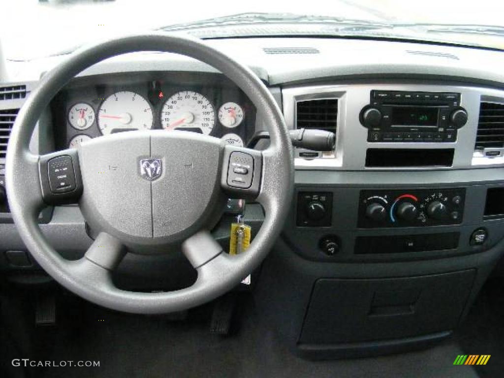 2007 Ram 3500 SLT Quad Cab 4x4 Dually - Inferno Red Crystal Pearl / Medium Slate Gray photo #15