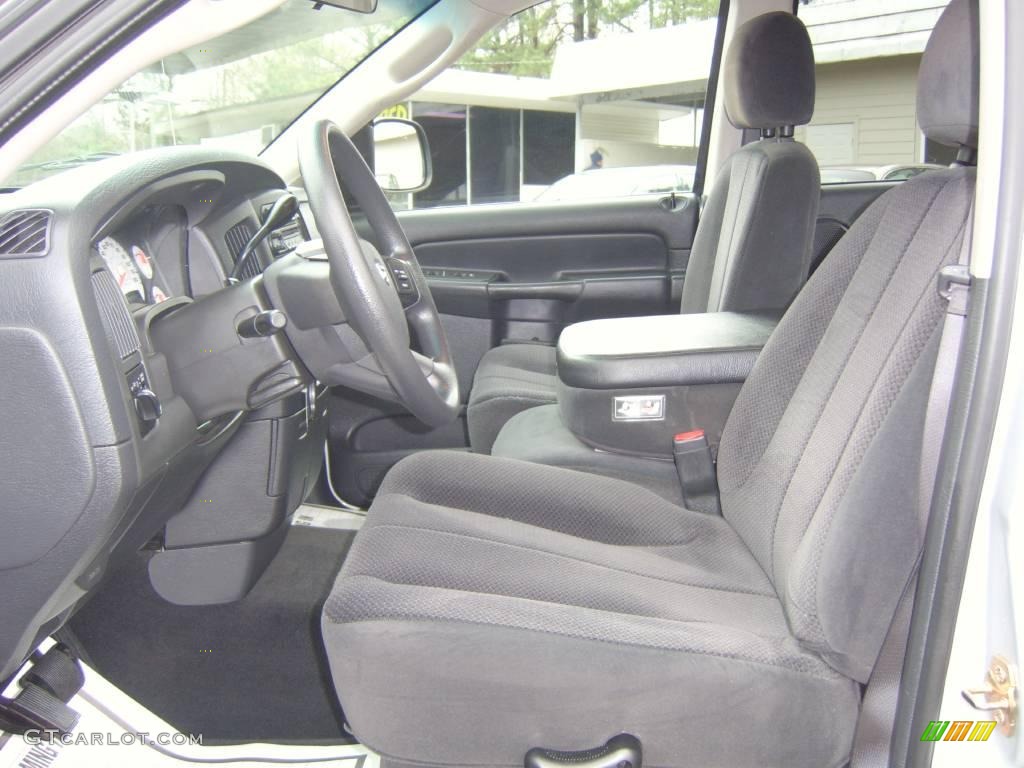 2004 Ram 1500 SLT Quad Cab - Bright Silver Metallic / Dark Slate Gray photo #9