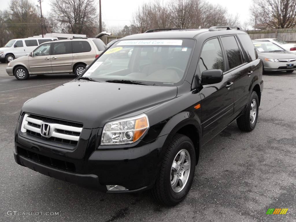 2007 Pilot EX 4WD - Formal Black / Saddle photo #1