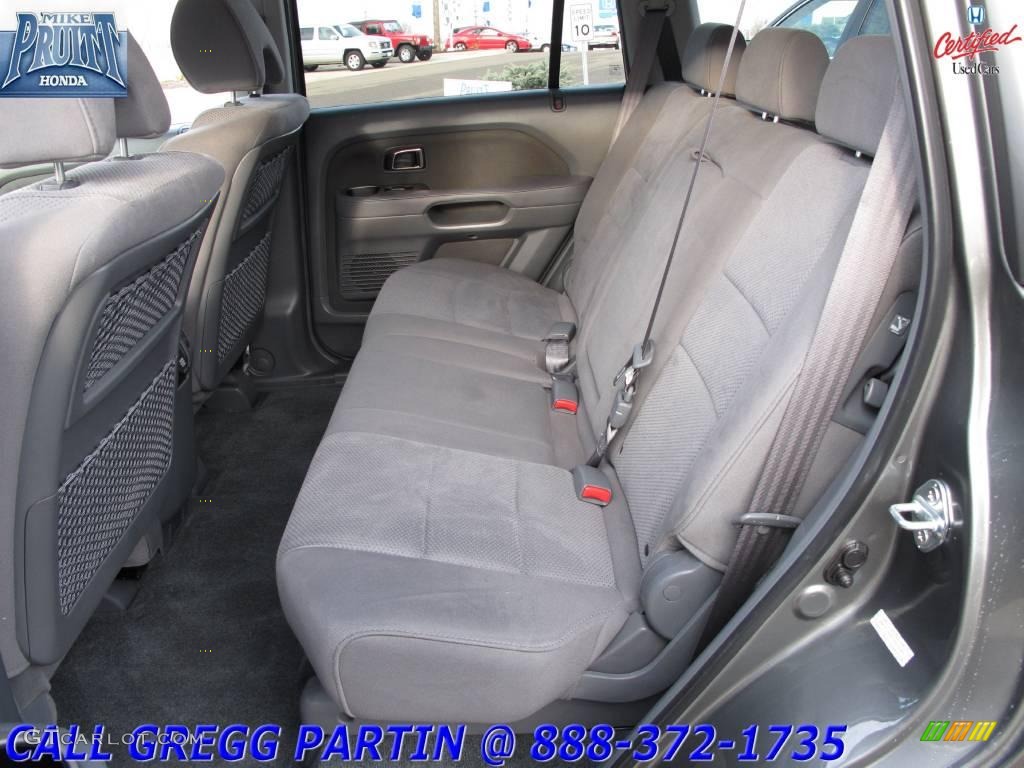 2007 Pilot EX 4WD - Nimbus Gray Metallic / Gray photo #12