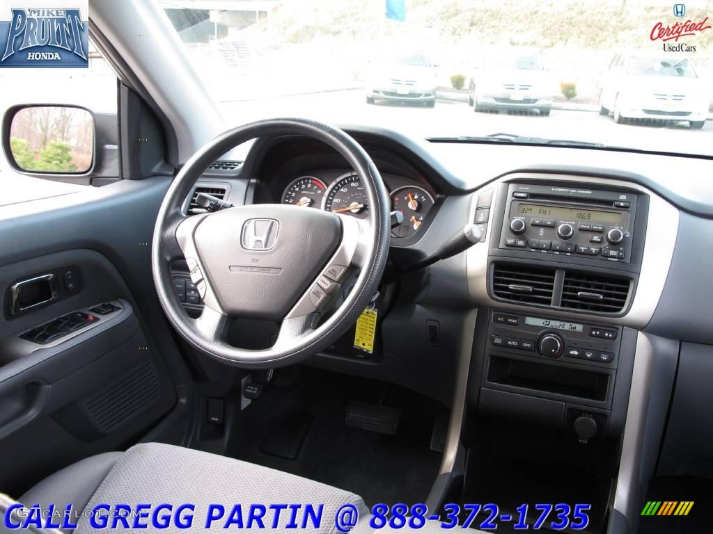 2007 Pilot EX 4WD - Nimbus Gray Metallic / Gray photo #17