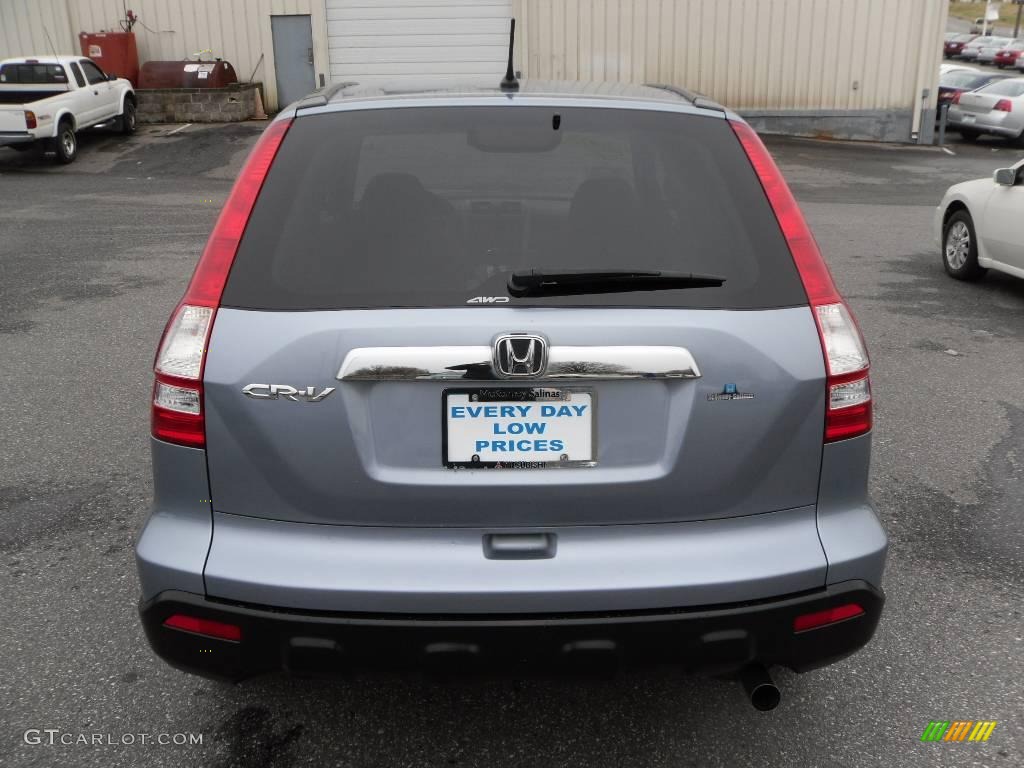 2007 CR-V EX 4WD - Glacier Blue Metallic / Gray photo #3