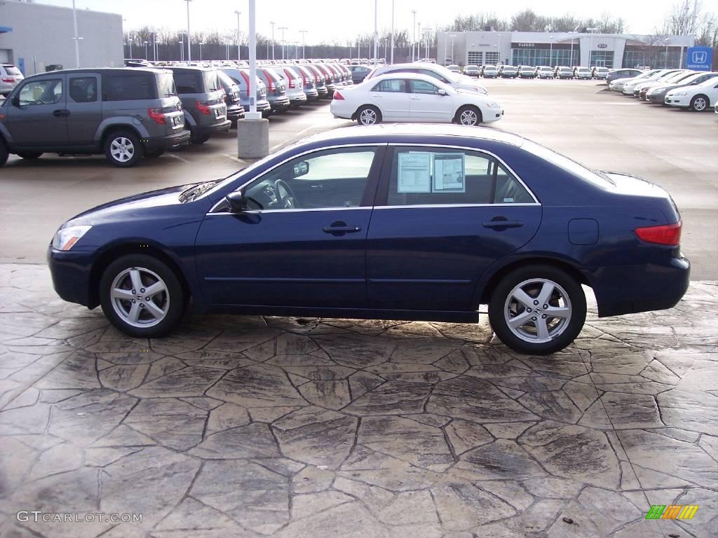 2005 Accord EX Sedan - Eternal Blue Pearl / Gray photo #4