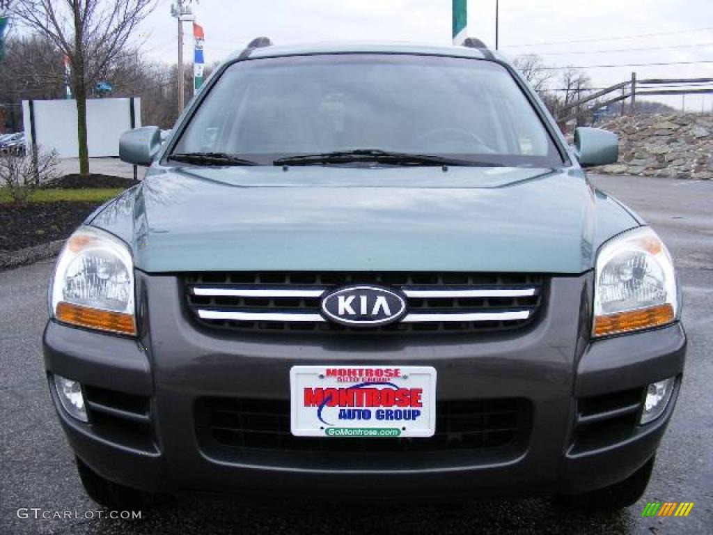 2005 Sportage EX 4WD - Royal Jade Green / Black photo #8