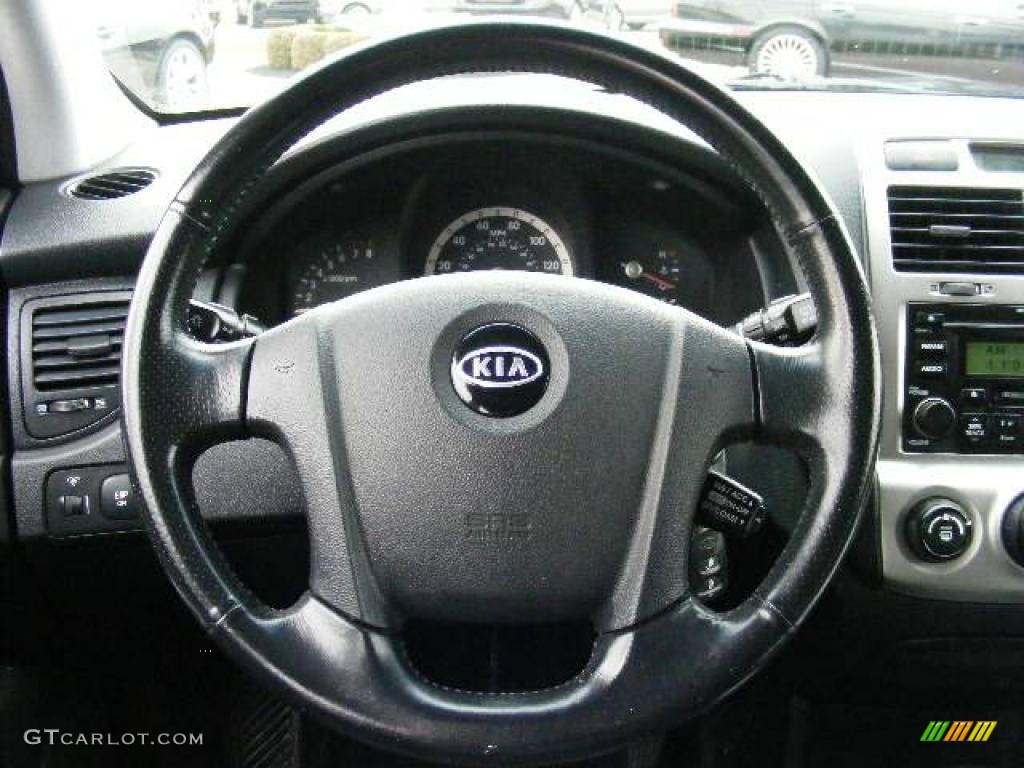 2005 Sportage EX 4WD - Royal Jade Green / Black photo #16