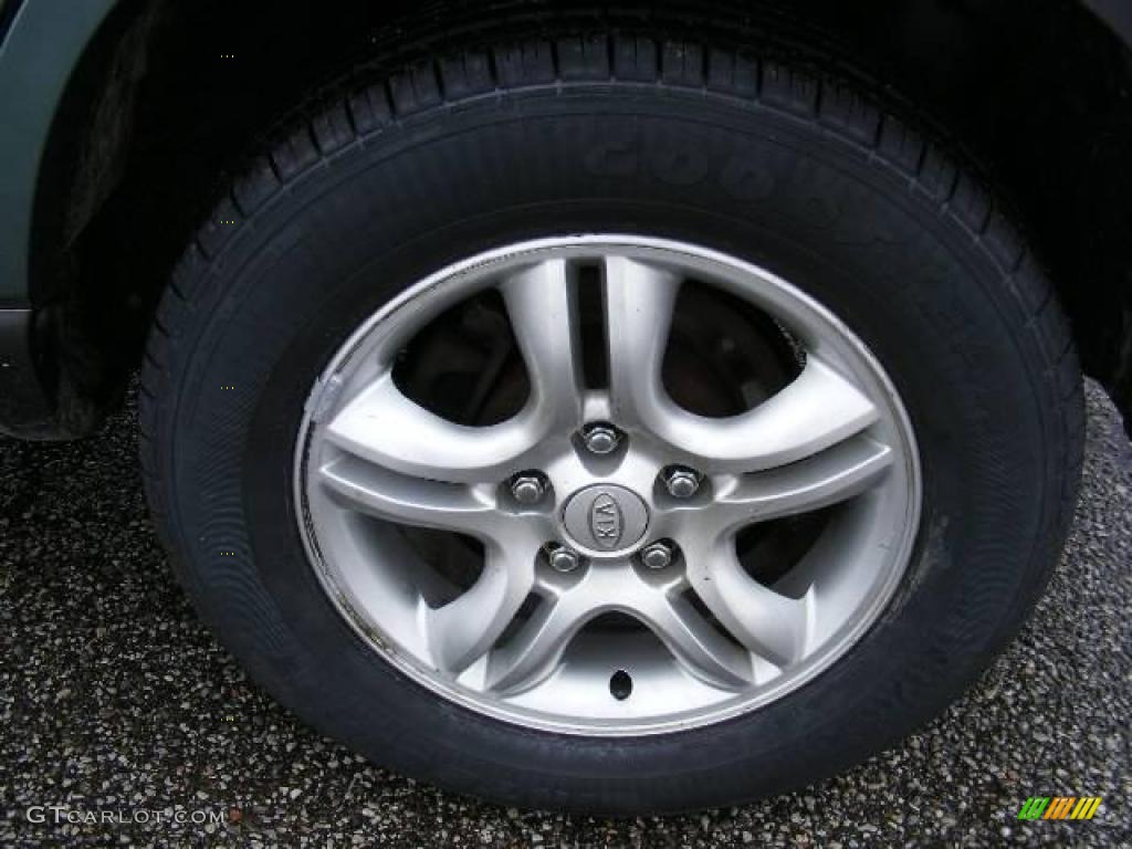 2005 Sportage EX 4WD - Royal Jade Green / Black photo #29