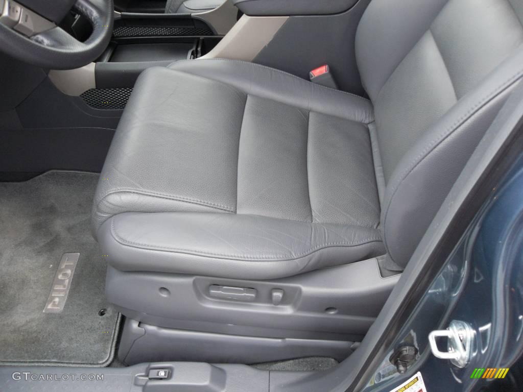 2008 Pilot EX-L 4WD - Steel Blue Metallic / Gray photo #8