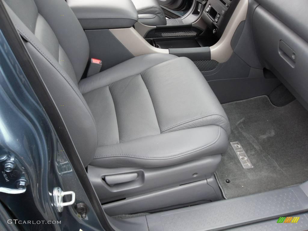 2008 Pilot EX-L 4WD - Steel Blue Metallic / Gray photo #15
