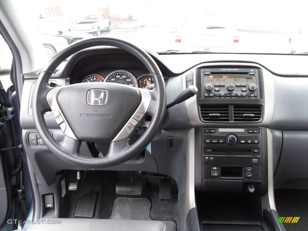 2008 Pilot EX-L 4WD - Steel Blue Metallic / Gray photo #23