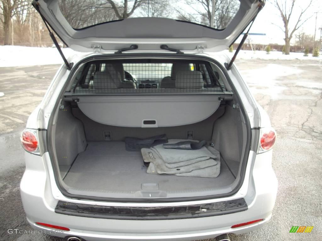 2006 MAZDA6 s Sport Wagon - Glacier Silver Metallic / Gray photo #6