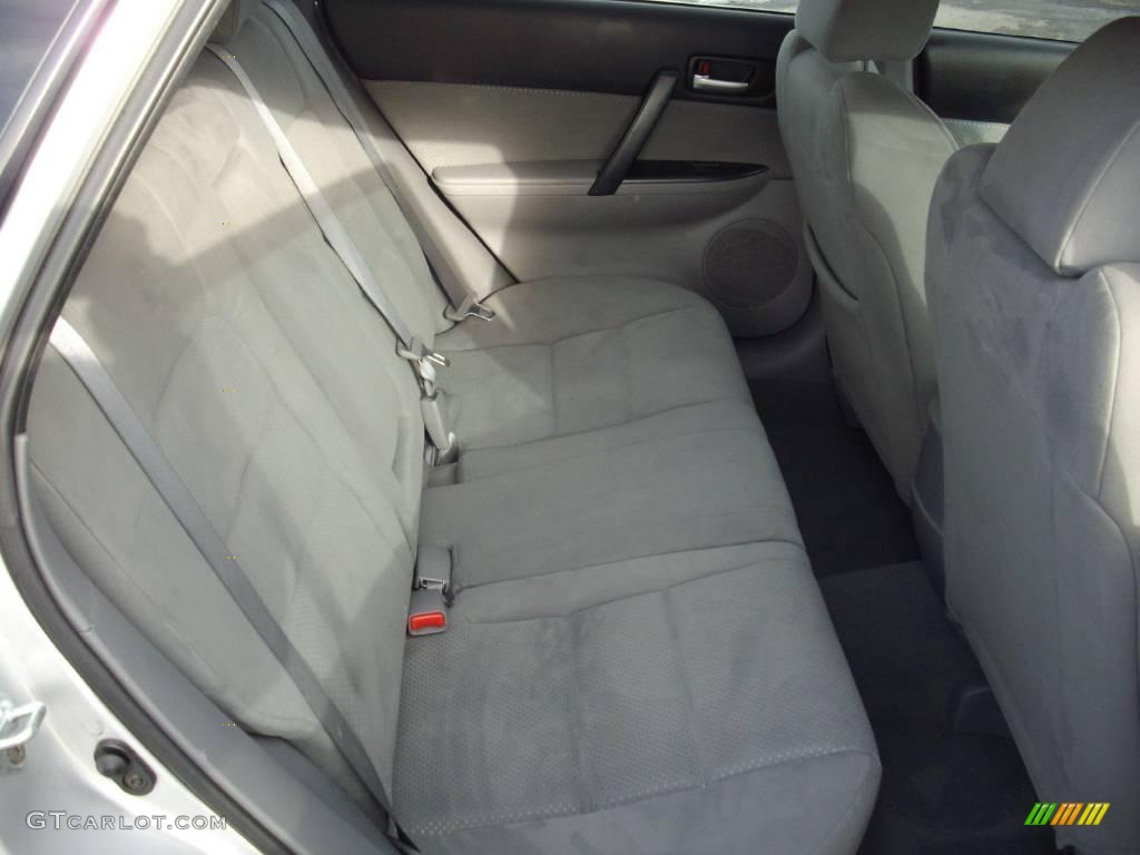 2006 MAZDA6 s Sport Wagon - Glacier Silver Metallic / Gray photo #13