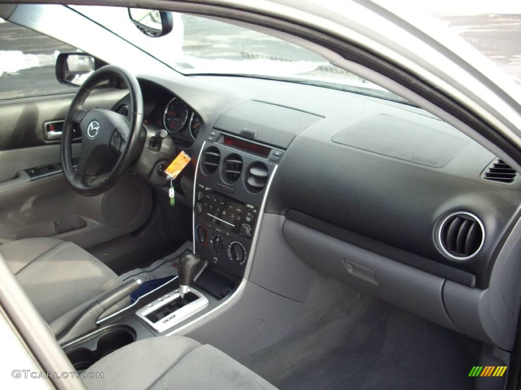 2006 MAZDA6 s Sport Wagon - Glacier Silver Metallic / Gray photo #16