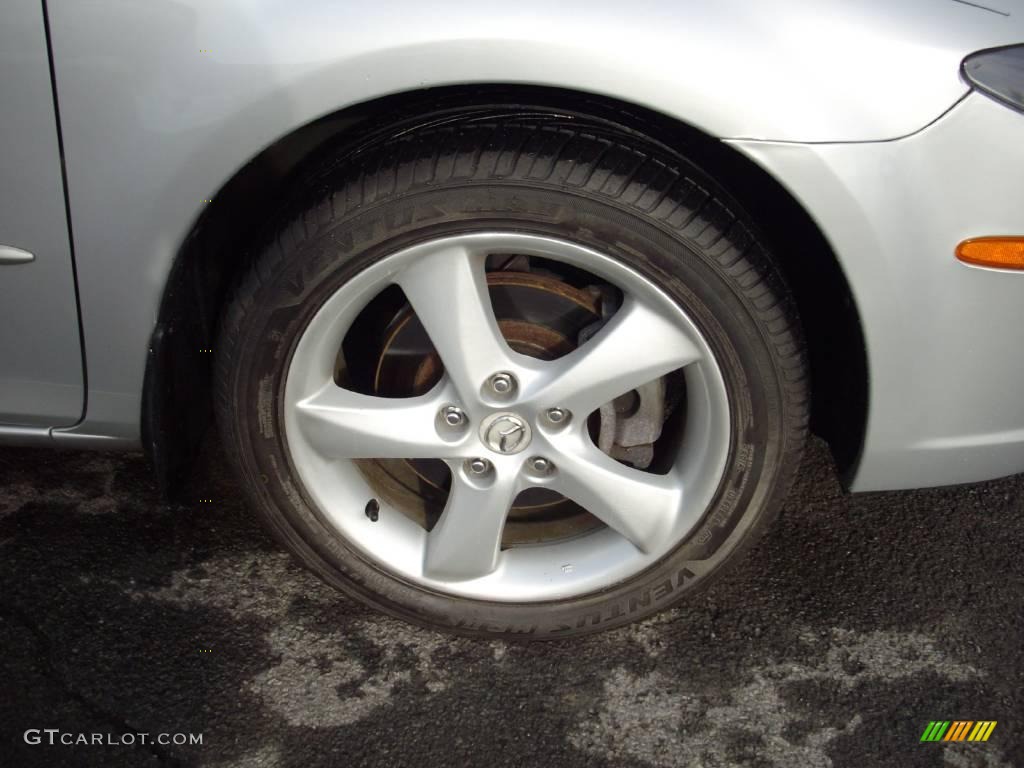 2006 MAZDA6 s Sport Wagon - Glacier Silver Metallic / Gray photo #18