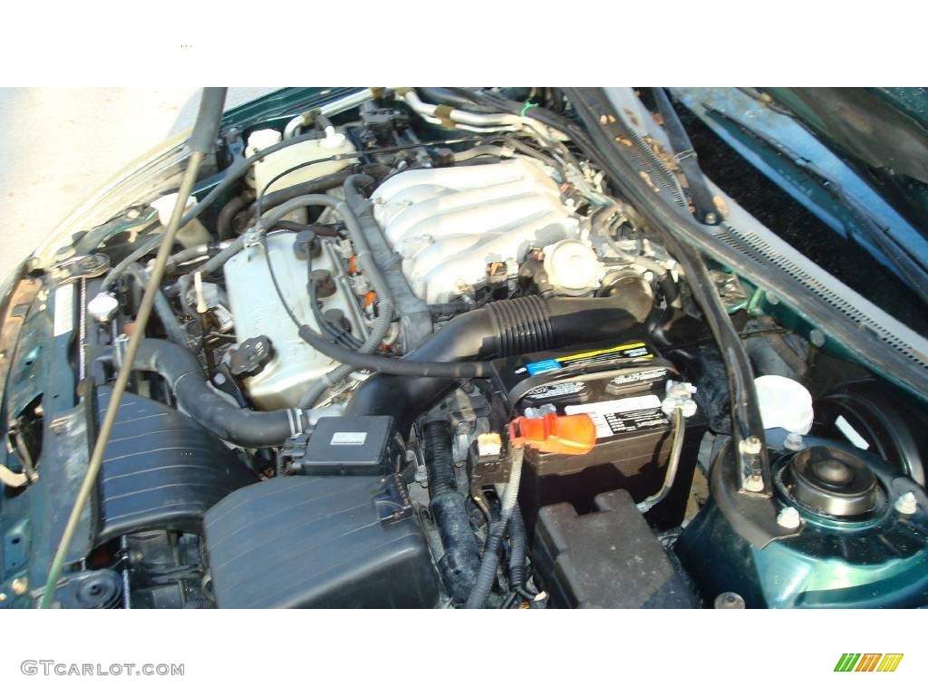 2001 Eclipse GT Coupe - Sherwood Green Pearl / Beige photo #23