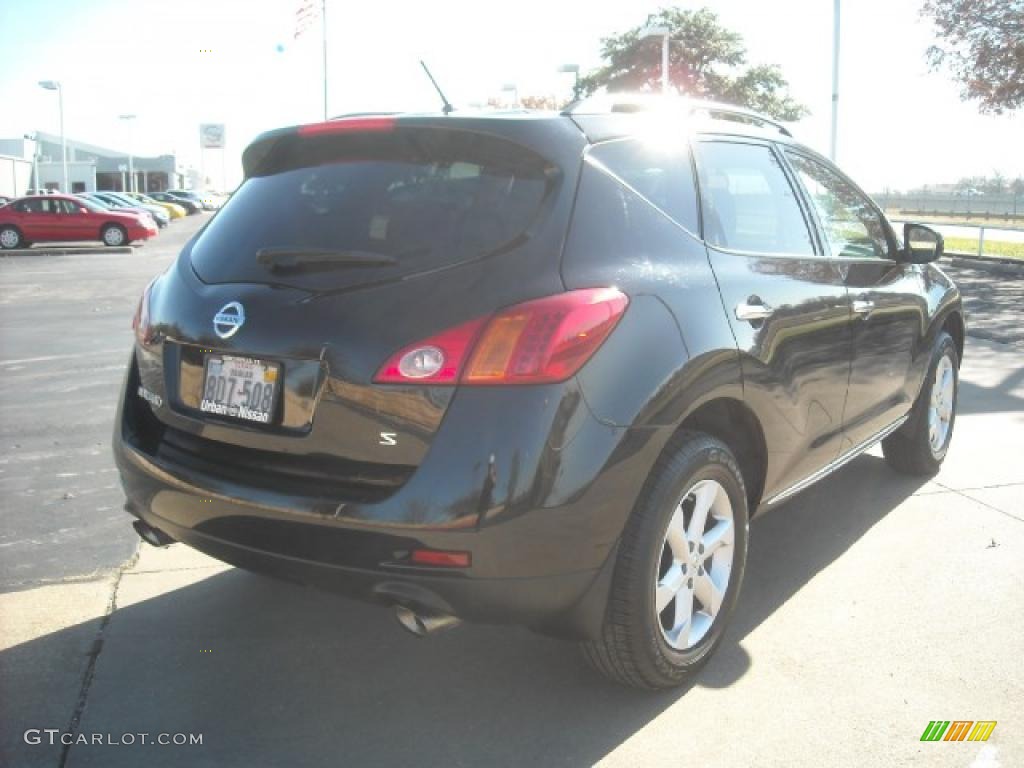 2009 Murano S - Super Black / Black photo #4