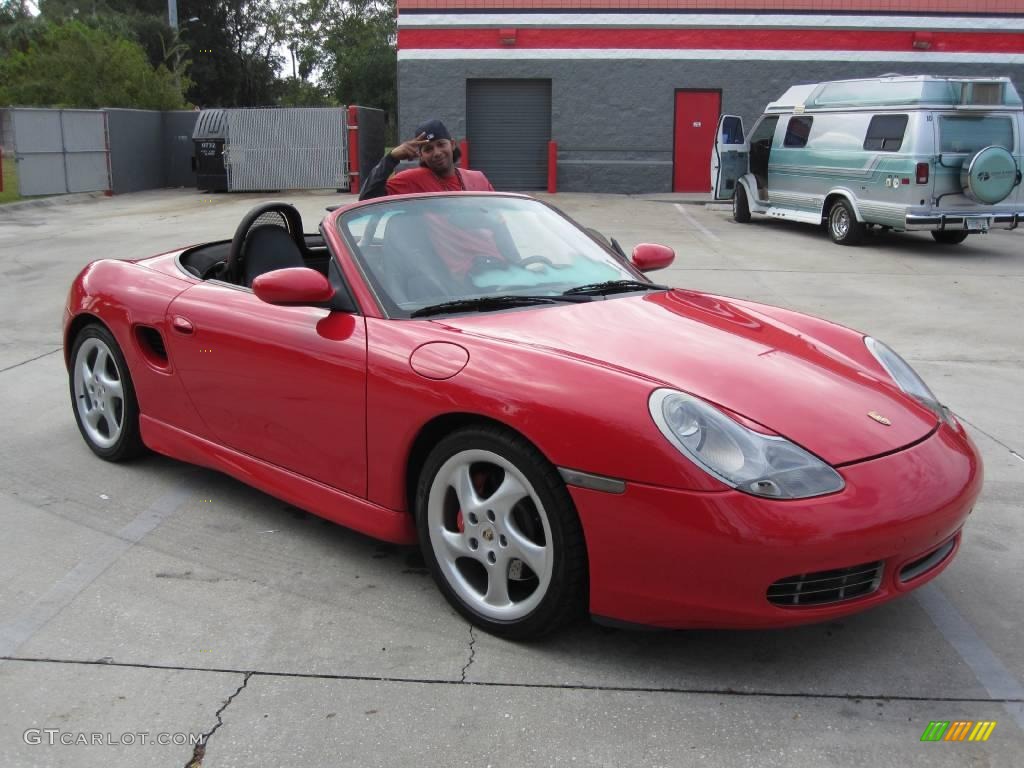 2002 Boxster S - Guards Red / Black photo #1