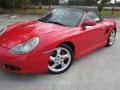 2002 Guards Red Porsche Boxster S  photo #3