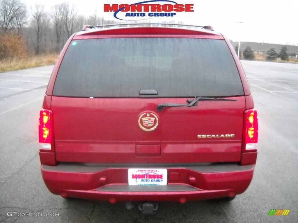 2006 Escalade AWD - Red E / Shale photo #4