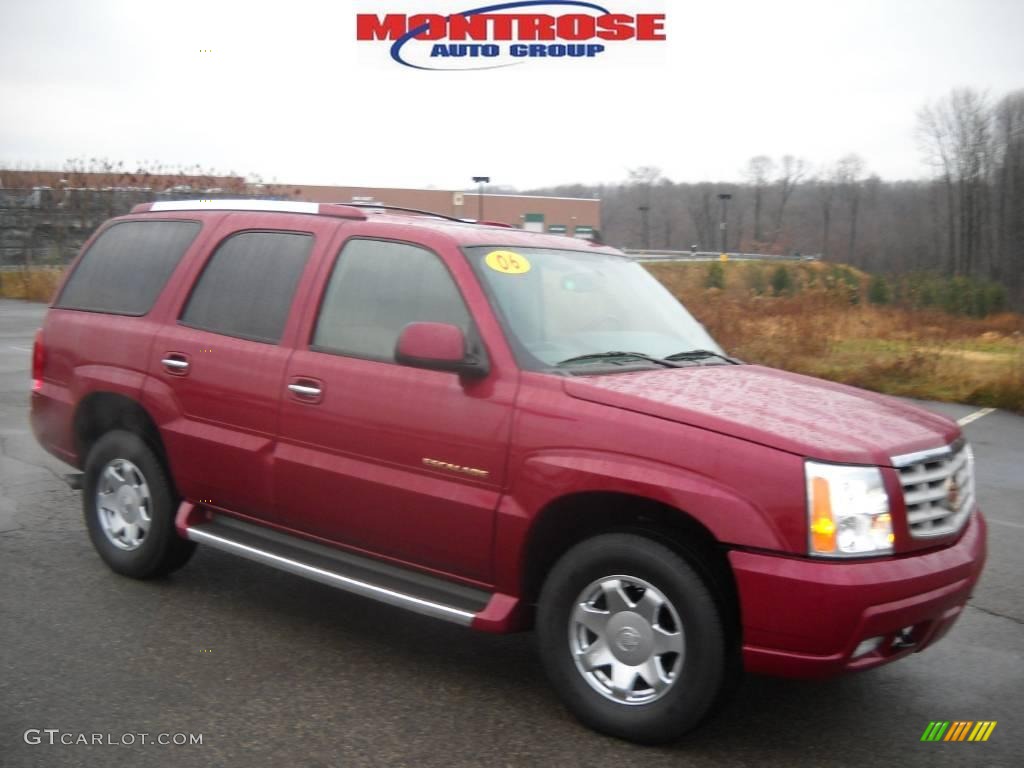 2006 Escalade AWD - Red E / Shale photo #24
