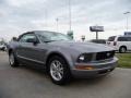 2007 Tungsten Grey Metallic Ford Mustang V6 Deluxe Convertible  photo #3