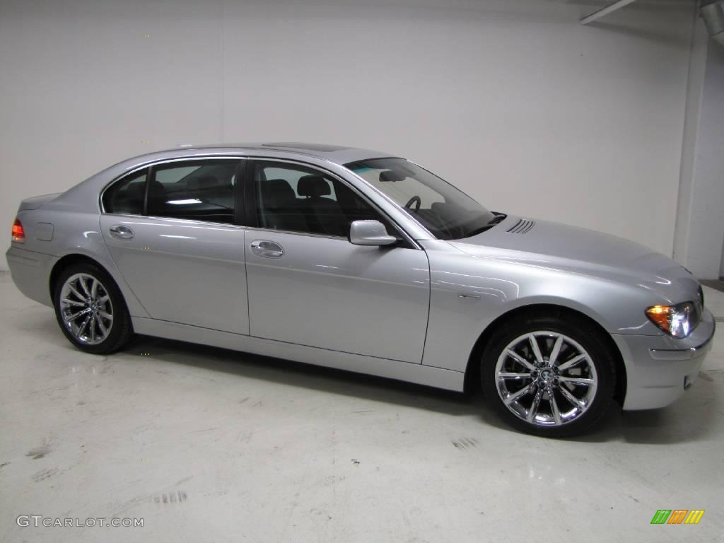 2008 7 Series 750Li Sedan - Titanium Silver Metallic / Flannel Grey photo #2