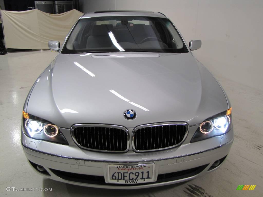 2008 7 Series 750Li Sedan - Titanium Silver Metallic / Flannel Grey photo #4