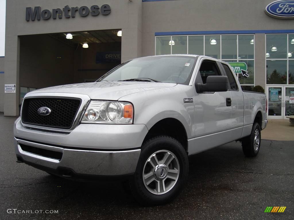 2008 F150 XLT SuperCab 4x4 - Silver Metallic / Medium/Dark Flint photo #1