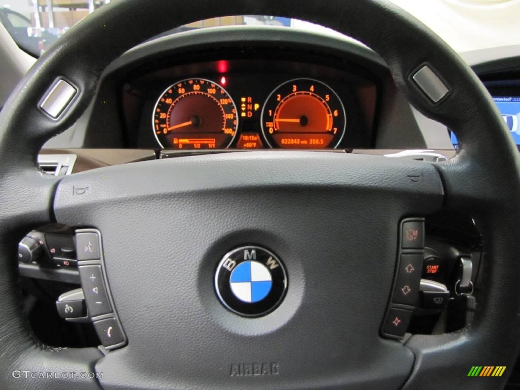 2008 7 Series 750Li Sedan - Titanium Silver Metallic / Flannel Grey photo #18