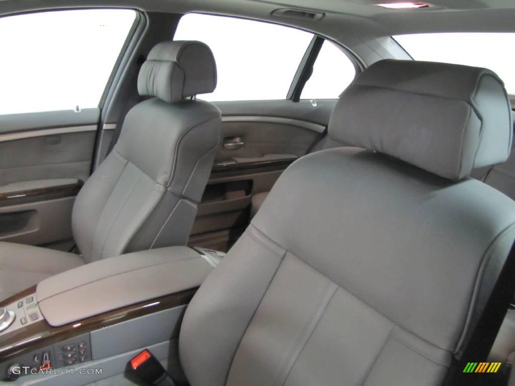 2008 7 Series 750Li Sedan - Titanium Silver Metallic / Flannel Grey photo #25