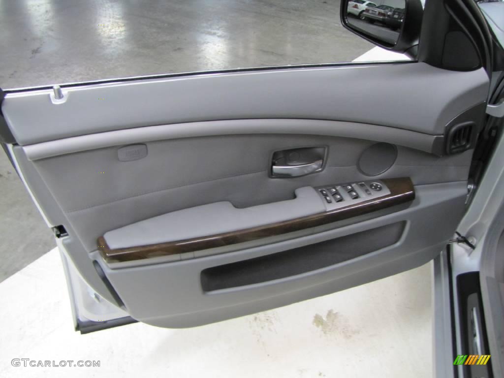 2008 7 Series 750Li Sedan - Titanium Silver Metallic / Flannel Grey photo #27