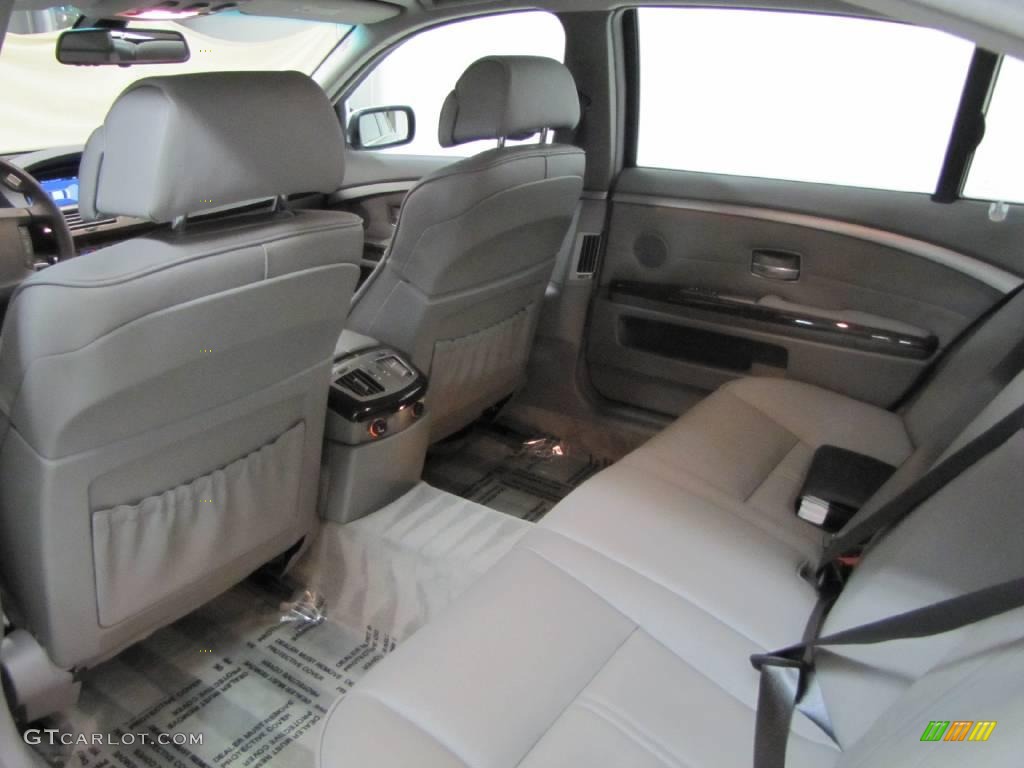 2008 7 Series 750Li Sedan - Titanium Silver Metallic / Flannel Grey photo #29