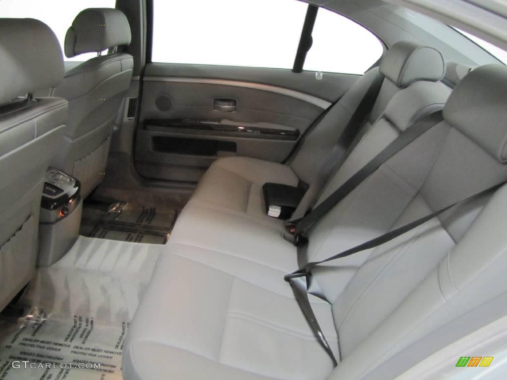 2008 7 Series 750Li Sedan - Titanium Silver Metallic / Flannel Grey photo #30