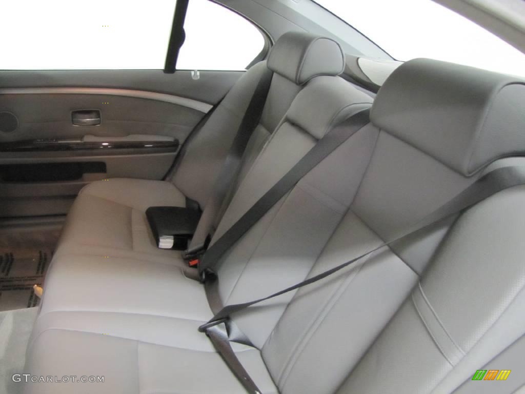 2008 7 Series 750Li Sedan - Titanium Silver Metallic / Flannel Grey photo #31