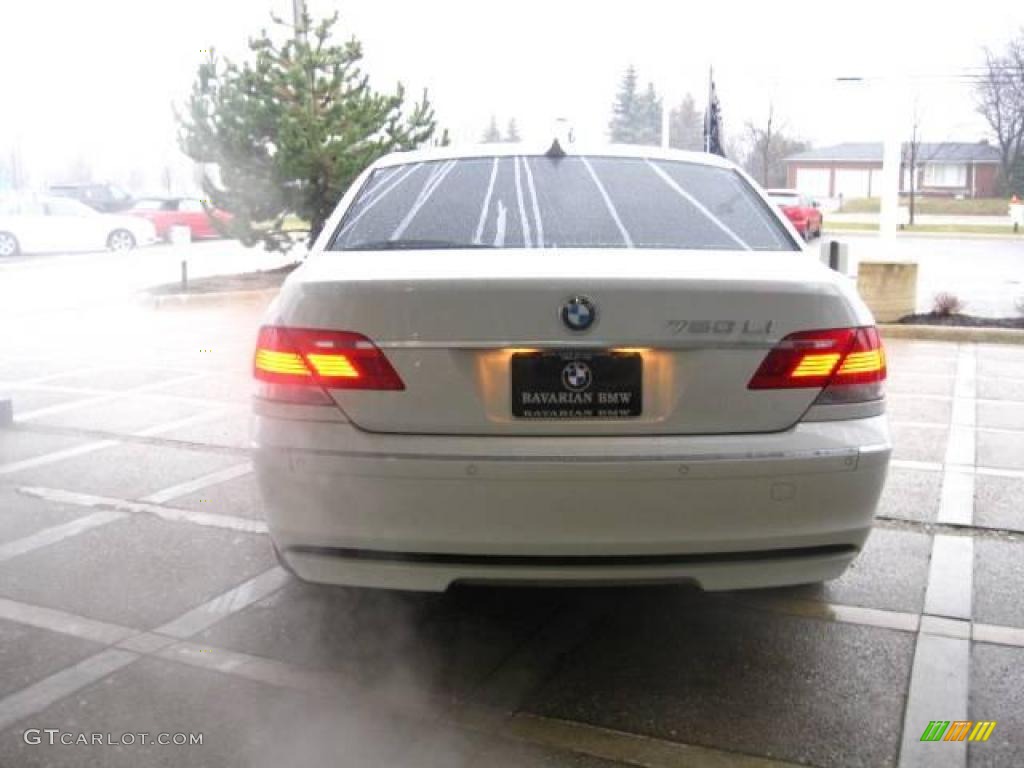 2008 7 Series 750Li Sedan - Alpine White / Cream Beige photo #7