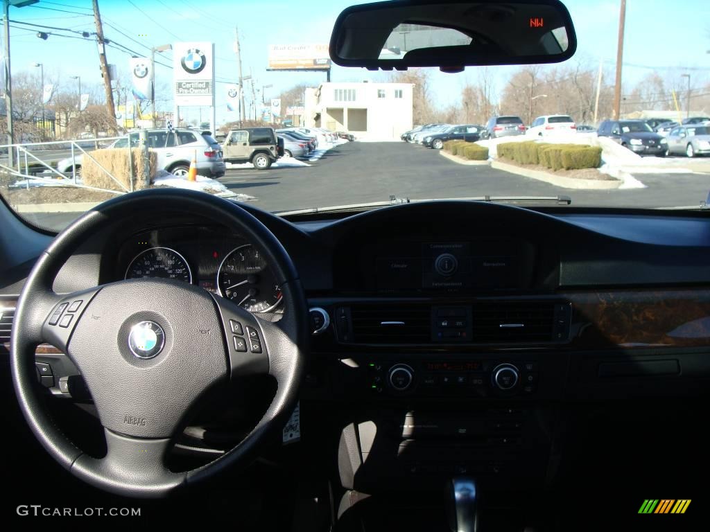 2007 3 Series 328xi Sedan - Jet Black / Black photo #10