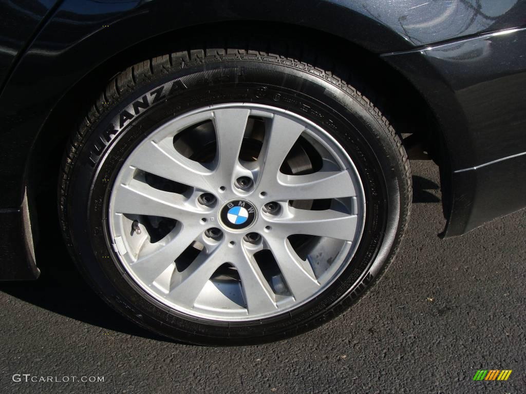 2007 3 Series 328xi Sedan - Jet Black / Black photo #13