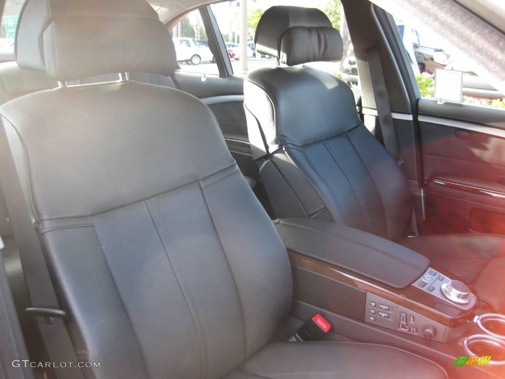 2008 7 Series 750Li Sedan - Titanium Grey Metallic / Black photo #12