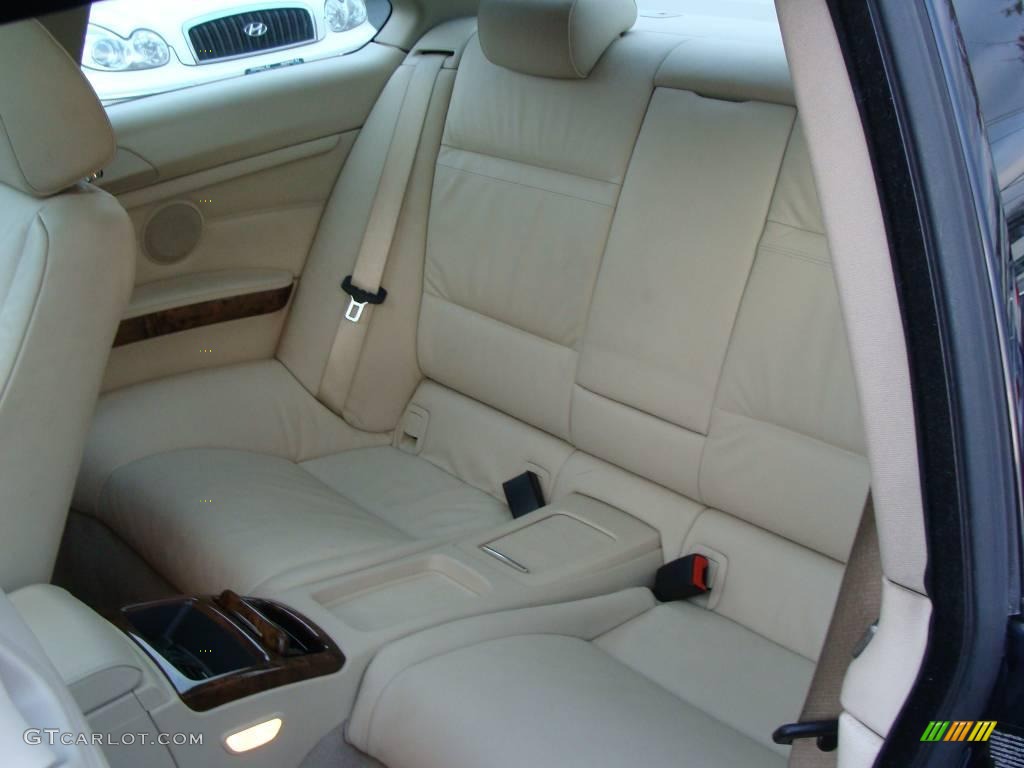 2007 3 Series 328xi Coupe - Monaco Blue Metallic / Cream Beige photo #10